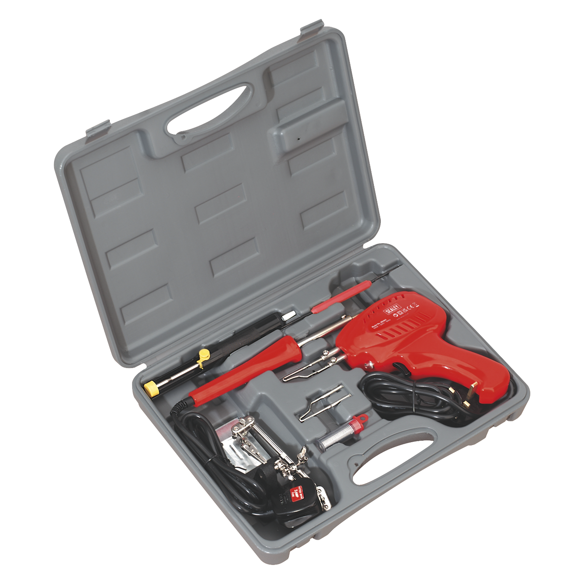 Sealey SD300K Soldering Gun/Iron Kit 230V 8pc