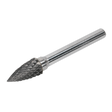 Sealey SDB03 Arc Pointed Nose Tungsten Carbide Rotary Burr 10mm