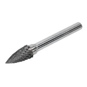 Sealey SDB03 Arc Pointed Nose Tungsten Carbide Rotary Burr 10mm