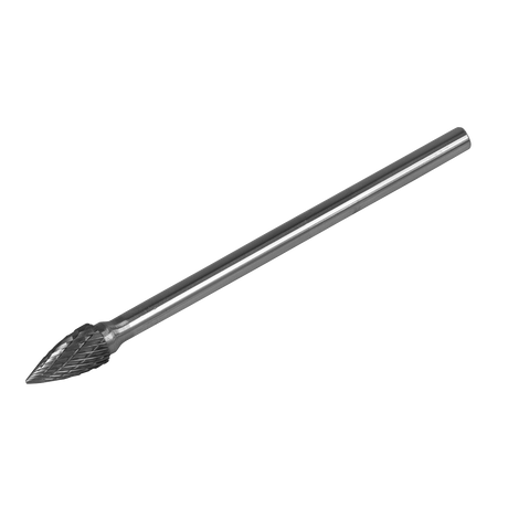 Sealey SDB03XL Tungsten Carbide Rotary Burr Extra-Long Arc Pointed Nose 10mm