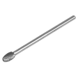 Sealey SDB04XL Tungsten Carbide Rotary Burr Extra-Long Oval 10mm