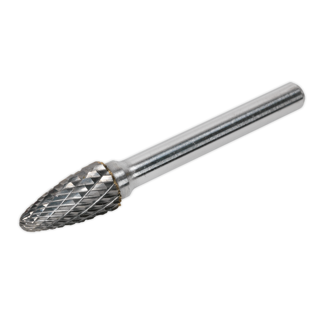 Sealey SDB05 Arc Round Nose Tungsten Carbide Rotary Burr 10mm