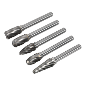 Sealey SDBCK5 Ripper/Coarse Tungsten Carbide Rotary Burr Set 5pc
