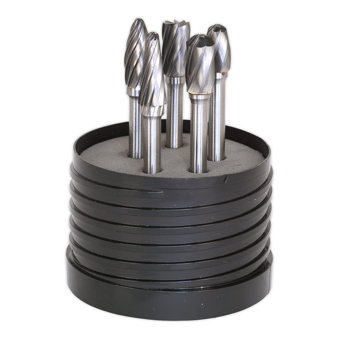 Sealey SDBCK5 Ripper/Coarse Tungsten Carbide Rotary Burr Set 5pc - additional view 2