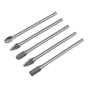 Sealey SDBK5XL Tungsten Carbide Rotary Burr Set Extra-Long 5pc