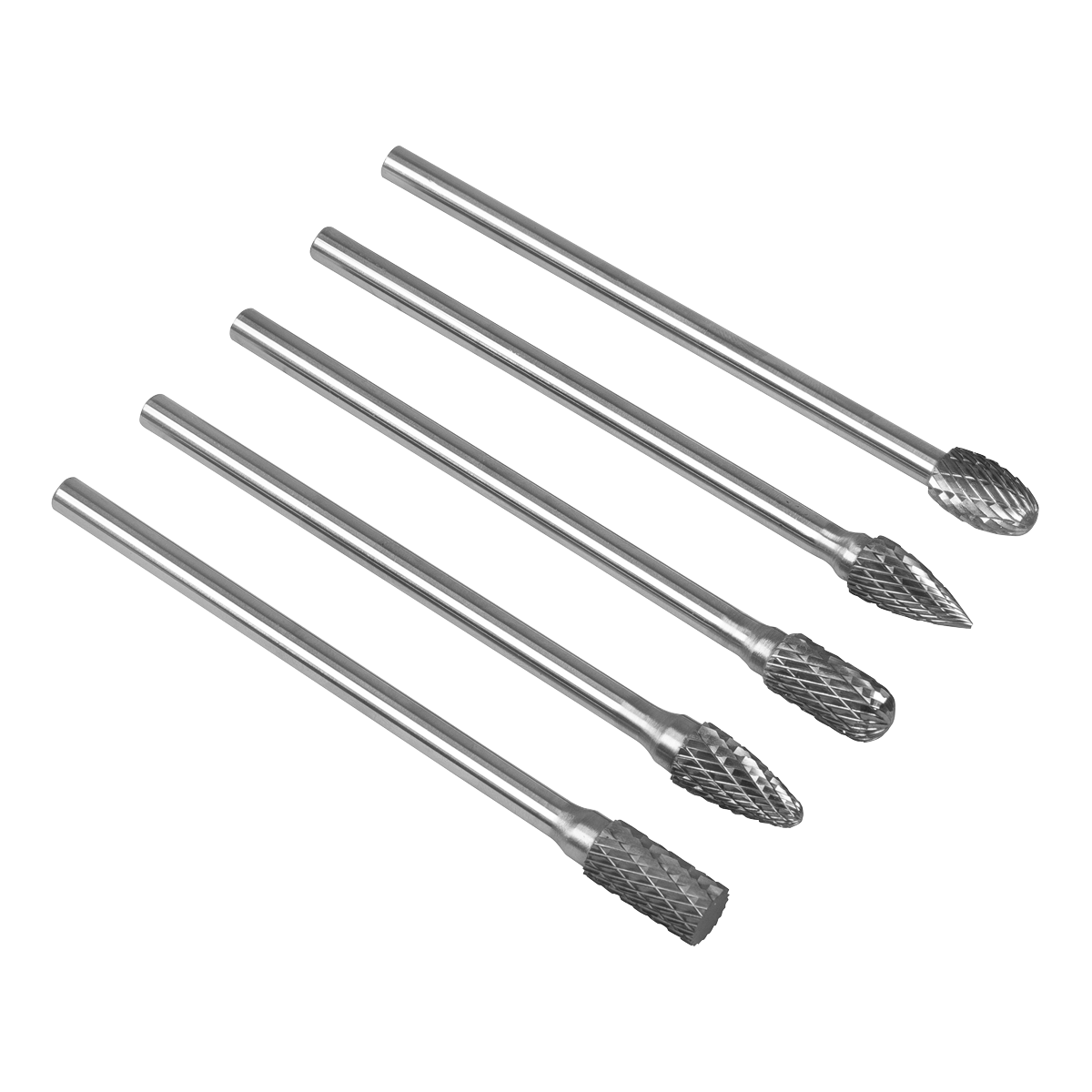 Sealey SDBK5XL Tungsten Carbide Rotary Burr Set Extra-Long 5pc - additional view 6