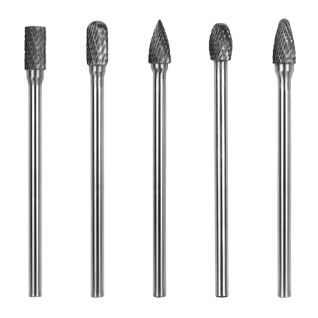 Sealey SDBK5XL Tungsten Carbide Rotary Burr Set Extra-Long 5pc - additional view 2