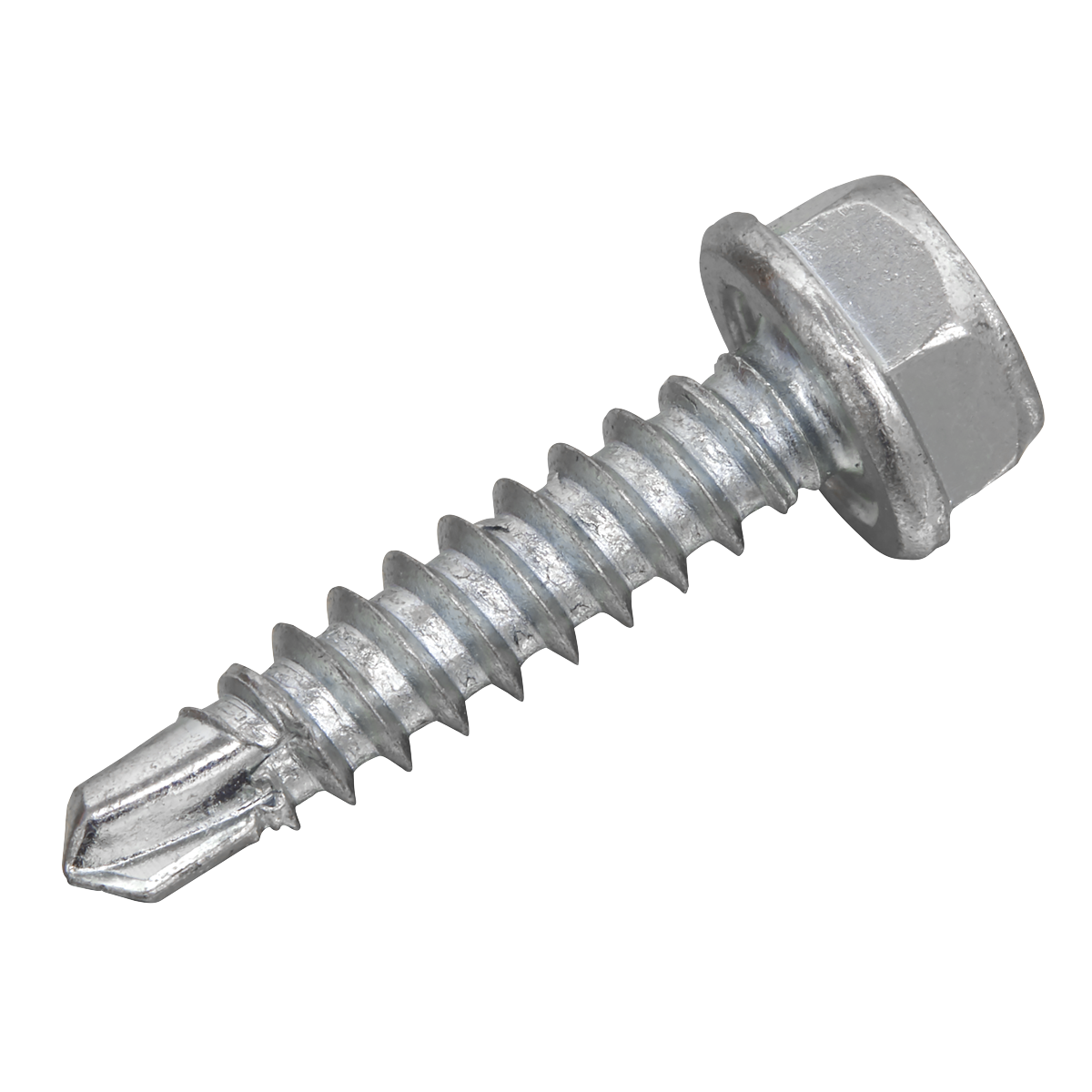 Sealey SDHX4219 Zinc Plated Self-Drilling Hex Head Screw 4.2 x 19mm - Pack of 100 - additional view 2