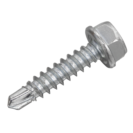 Sealey SDHX4219 Zinc Plated Self-Drilling Hex Head Screw 4.2 x 19mm - Pack of 100 - additional view 2