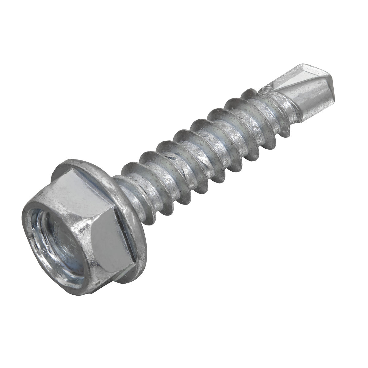 Sealey SDHX4219 Zinc Plated Self-Drilling Hex Head Screw 4.2 x 19mm - Pack of 100 - additional view 3