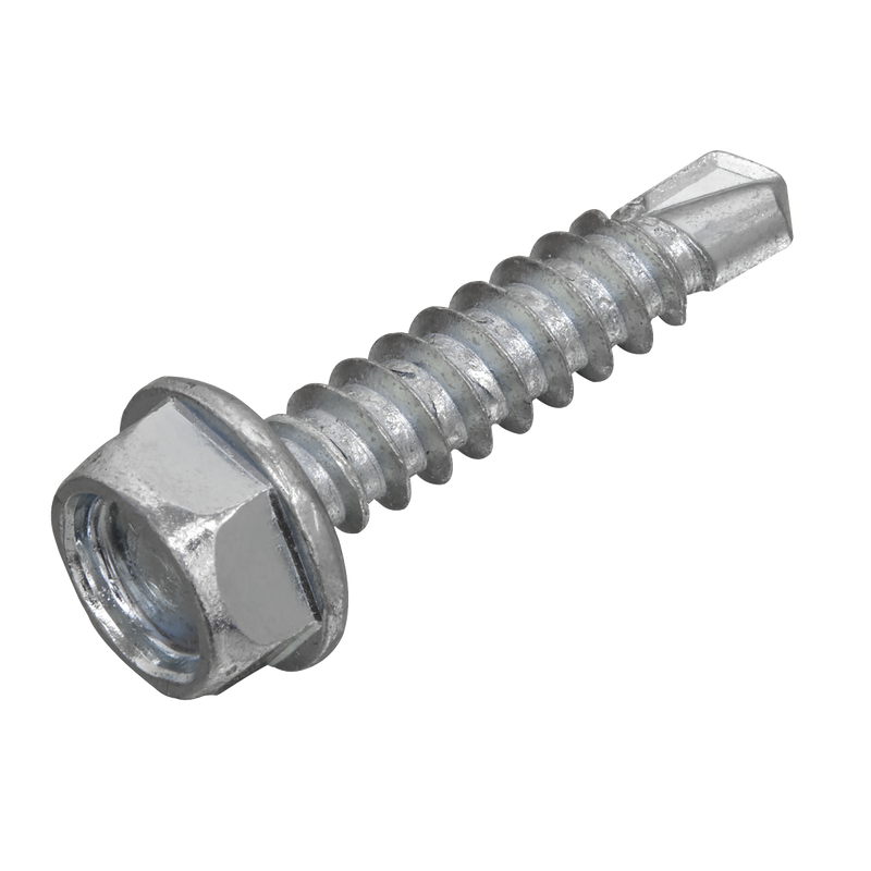 Sealey SDHX4219 Zinc Plated Self-Drilling Hex Head Screw 4.2 x 19mm - Pack of 100 - additional view 3