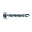 Sealey SDHX4225 Zinc Plated Self-Drilling Hex Head Screw 4.2 x 25mm - Pack of 100