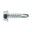 Sealey SDHX4819 Zinc Plated Self-Drilling Hex Head Screw 4.8 x 19mm - Pack of 100