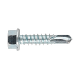 Sealey SDHX5525 Zinc Plated Self-Drilling Hex Head Screw 5.5 x 25mm - Pack of 100