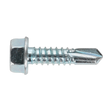 Sealey SDHX6325 Zinc Plated Self-Drilling Hex Head Screw 6.3 x 25mm - Pack of 100
