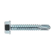 Sealey SDHX6338 Zinc Plated Self-Drilling Hex Head Screw 6.3 x 38mm - Pack of 100