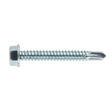 Sealey SDHX6350 Zinc Plated Self-Drilling Hex Head Screw 6.3 x 50mm - Pack of 100
