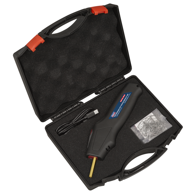 Sealey SDL16 Rechargeable Hot Stapler Repair Kit 18W