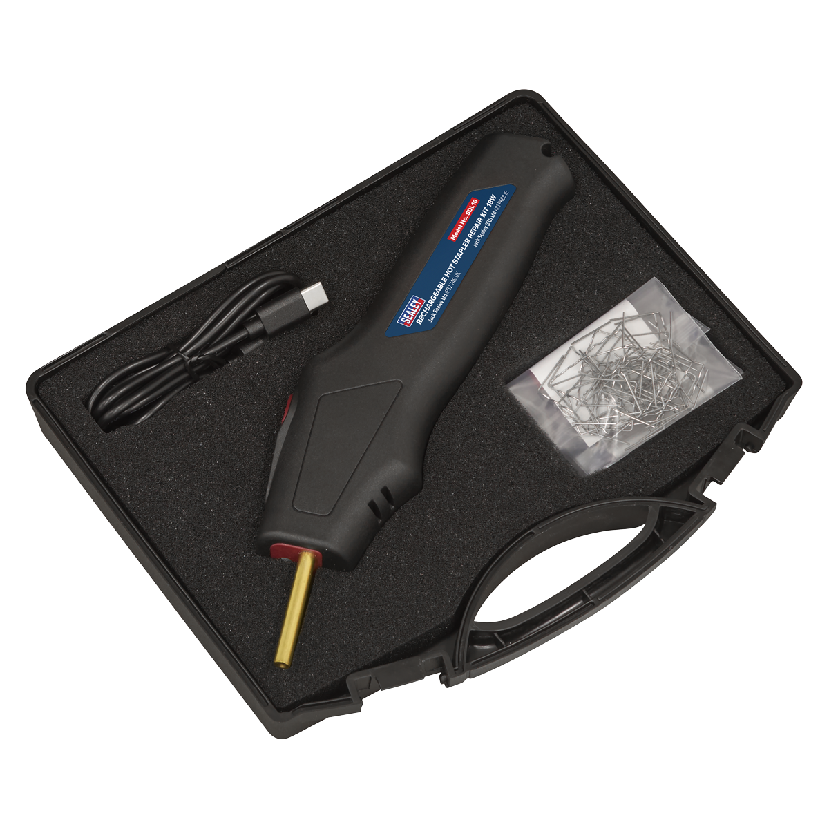 Sealey SDL16 Rechargeable Hot Stapler Repair Kit 18W - additional view 8