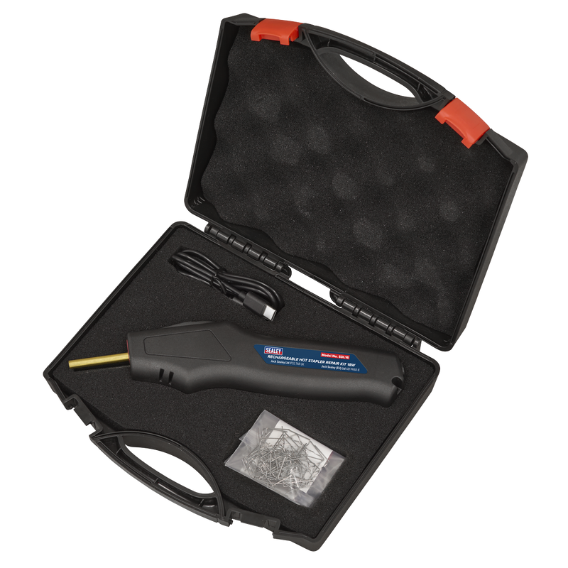 Sealey SDL16 Rechargeable Hot Stapler Repair Kit 18W - additional view 7