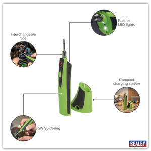 Sealey SDL6 Premier Rechargeable Soldering Iron 6W - additional view 15