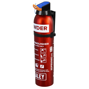Sealey SDPE006D Disposable Dry Powder Fire Extinguisher 0.6kg