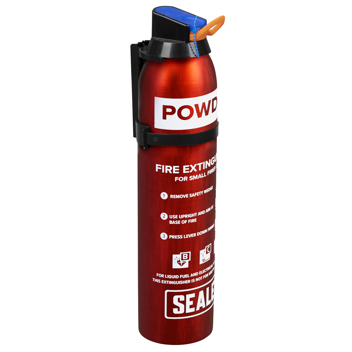 Sealey SDPE006D Disposable Dry Powder Fire Extinguisher 0.6kg - additional view 2