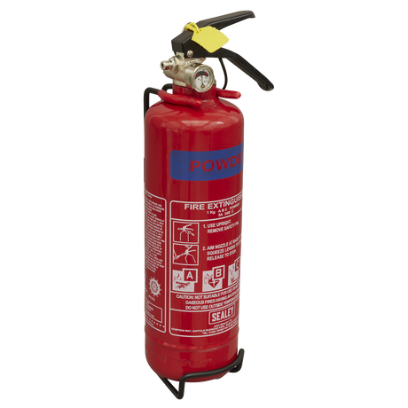 Sealey SDPE01 Dry Powder Fire Extinguisher 1kg