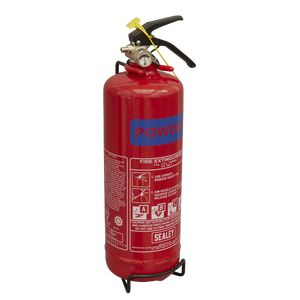 Sealey SDPE02 Dry Powder Fire Extinguisher 2kg