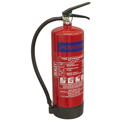 Sealey SDPE06 Dry Powder Fire Extinguisher 6kg