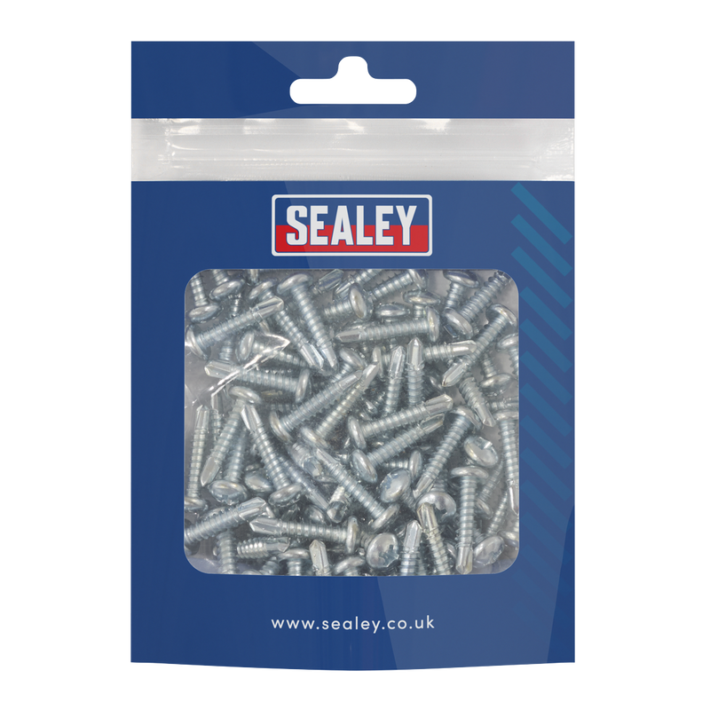 Sealey SDPH4219 Zinc Plated Self-Drilling Pan Head Phillips Screw 4.2 x 19mm - Pack of 100 - additional view 2