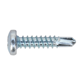 Sealey SDPH4219 Zinc Plated Self-Drilling Pan Head Phillips Screw 4.2 x 19mm - Pack of 100