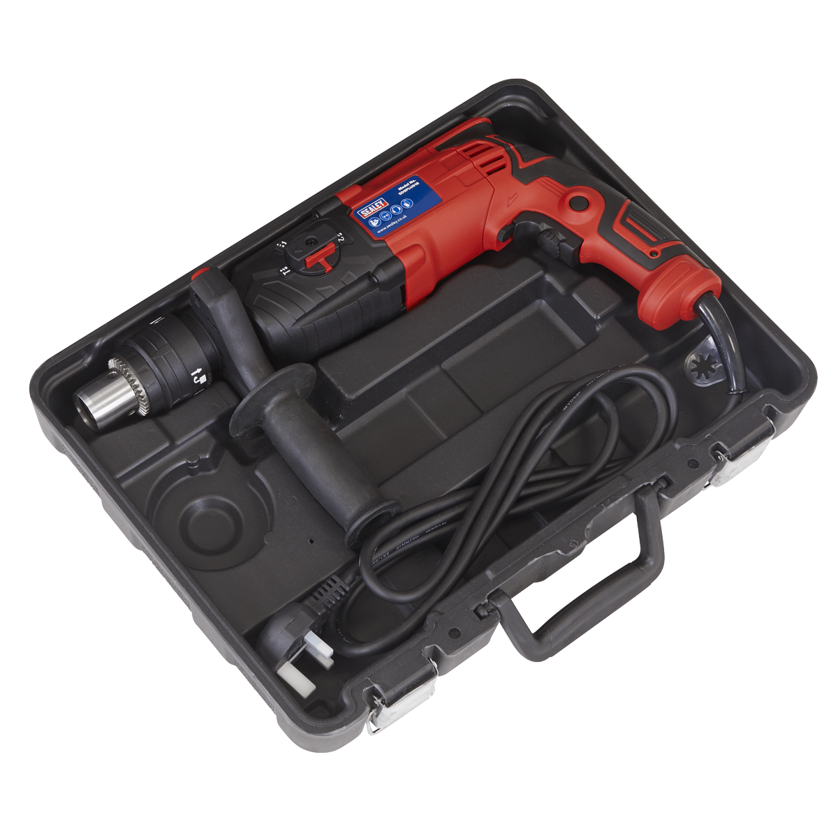 Sealey SDSPLUS18 18mm SDS Plus Rotary Hammer Drill 750W/230V - additional view 6