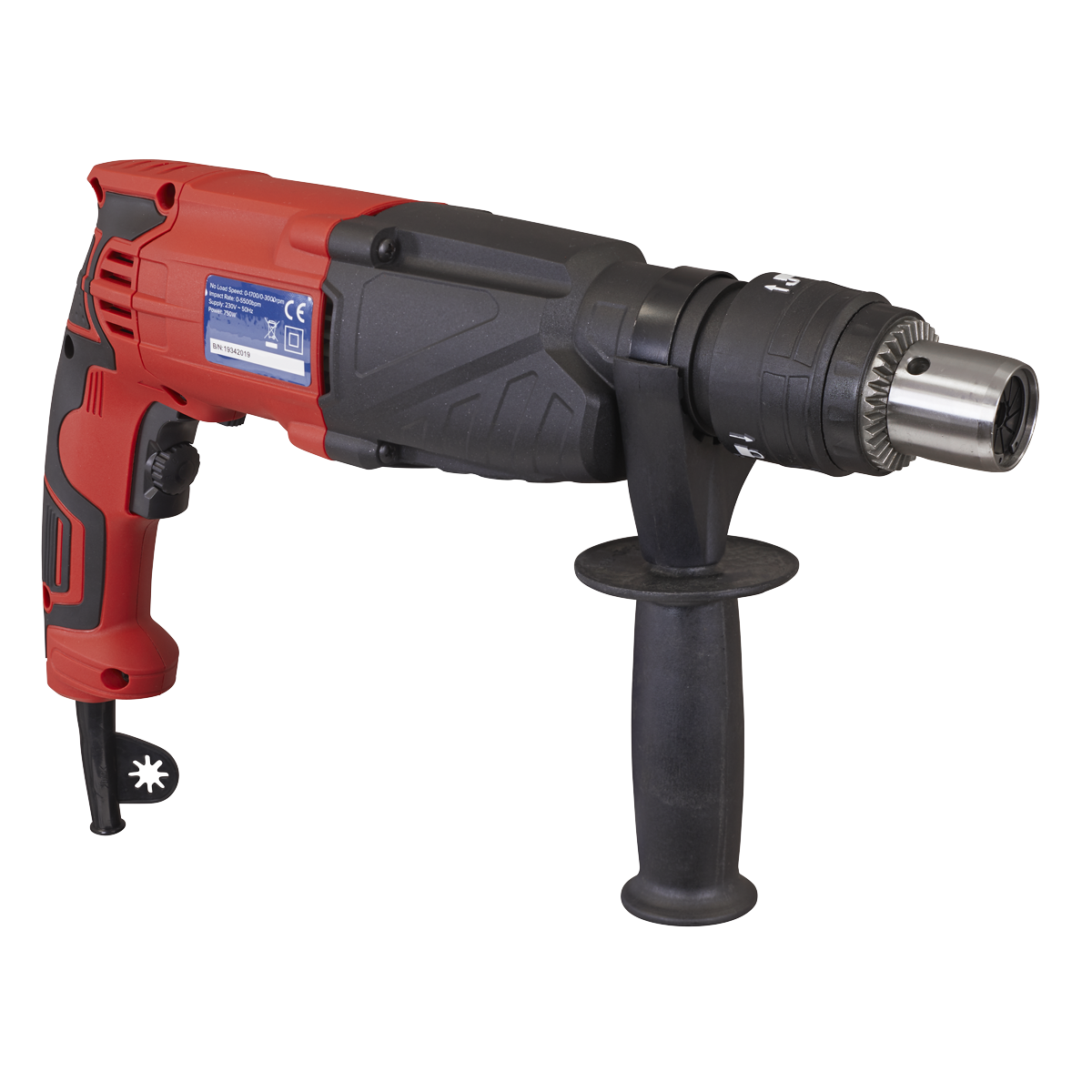 Sealey SDSPLUS18 18mm SDS Plus Rotary Hammer Drill 750W/230V - additional view 7