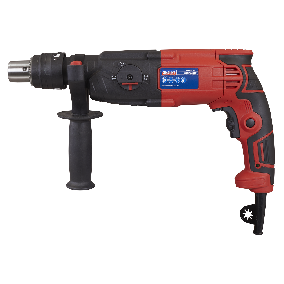 Sealey SDSPLUS18 18mm SDS Plus Rotary Hammer Drill 750W/230V - additional view 2