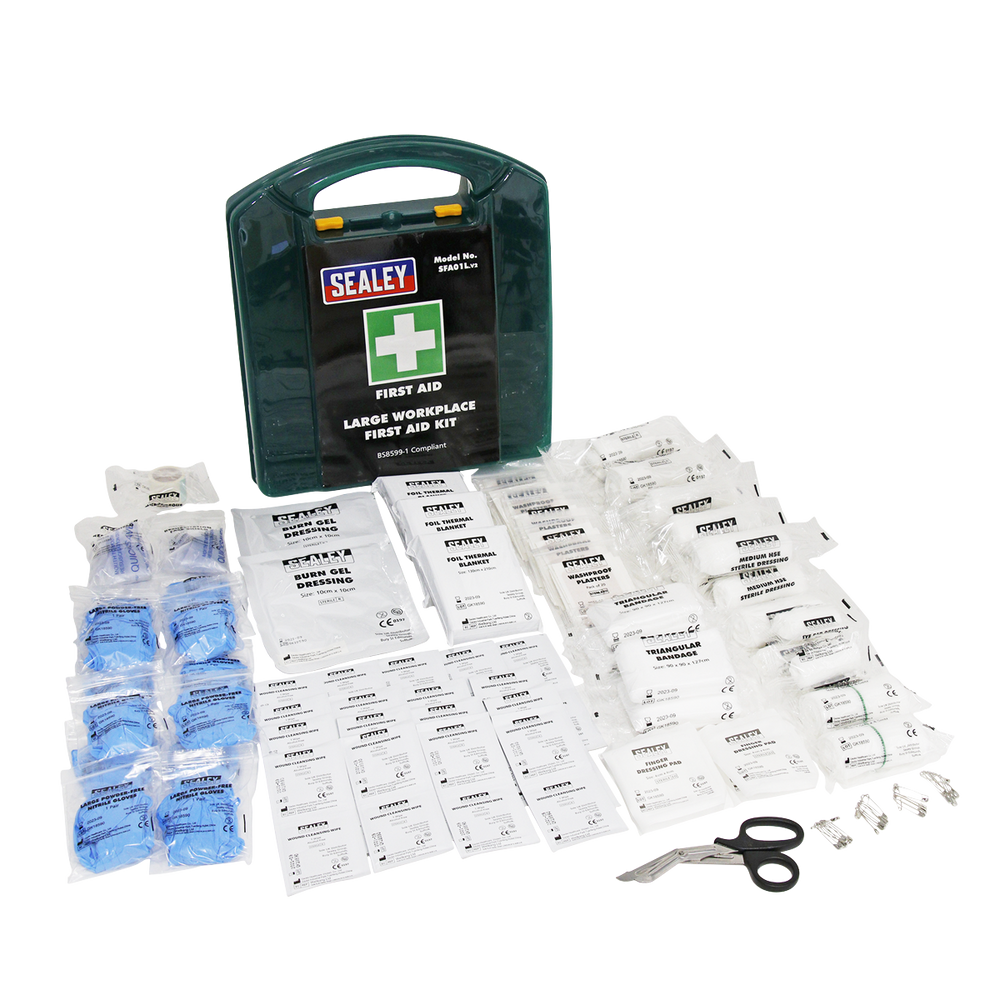 Sealey SFA01L First Aid Kit, Large - BS 8599-1 Compliant - additional view 2