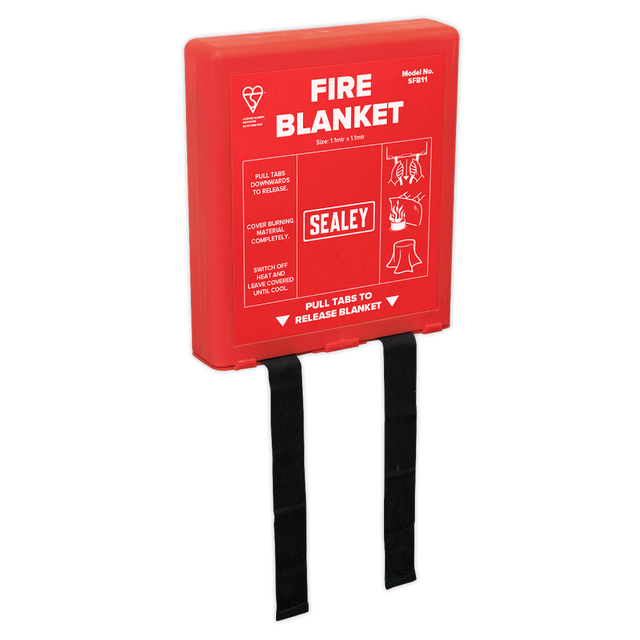 Sealey SFB11 Fire Blanket 1.1 x 1.1m