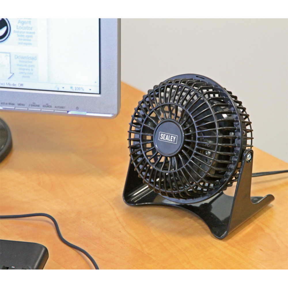 Sealey SFF04 4" Small Mini Desk Fan 230V - additional view 2