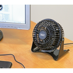 Sealey SFF04 4" Small Mini Desk Fan 230V - additional view 2