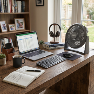 Sealey SFF12 12" Small Desk Fan 3-Speed 230V - additional view 9