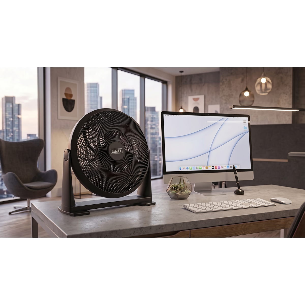 Sealey SFF16 16" Small Desk Fan 3-Speed 230V - additional view 7