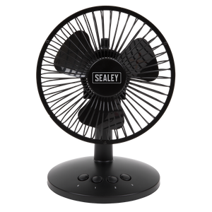 Sealey SFF6USB 6" Small Oscillating USB Desk Fan 3-Speed - additional view 8