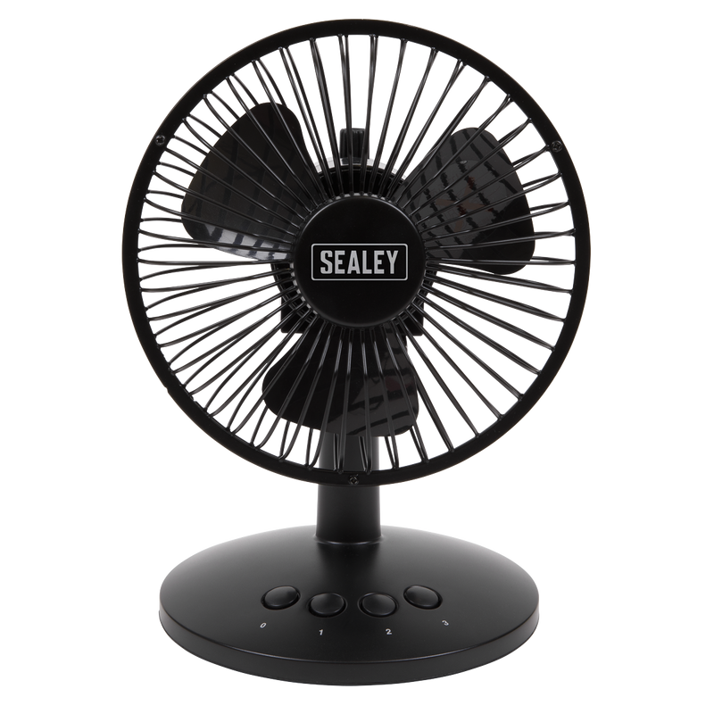 Sealey SFF6USB 6" Small Oscillating USB Desk Fan 3-Speed - additional view 8