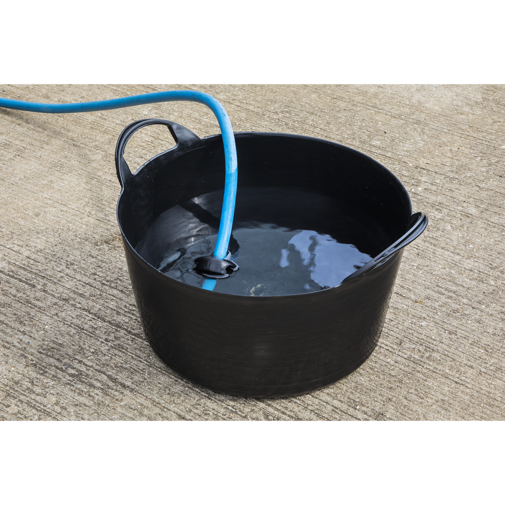 Sealey SFT30 Heavy-Duty Flexi Tub 30L - Black - additional view 4