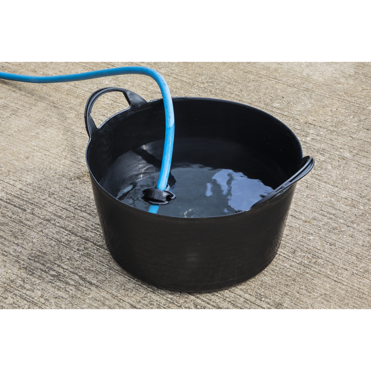 Sealey SFT30 Heavy-Duty Flexi Tub 30L - Black - additional view 4