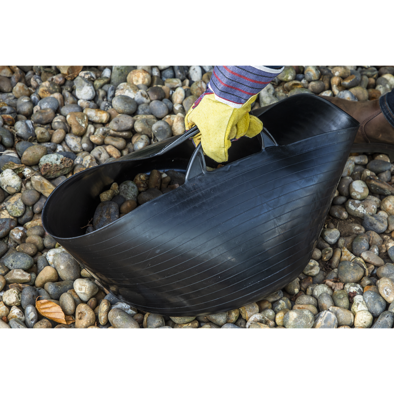 Sealey SFT30 Heavy-Duty Flexi Tub 30L - Black - additional view 5
