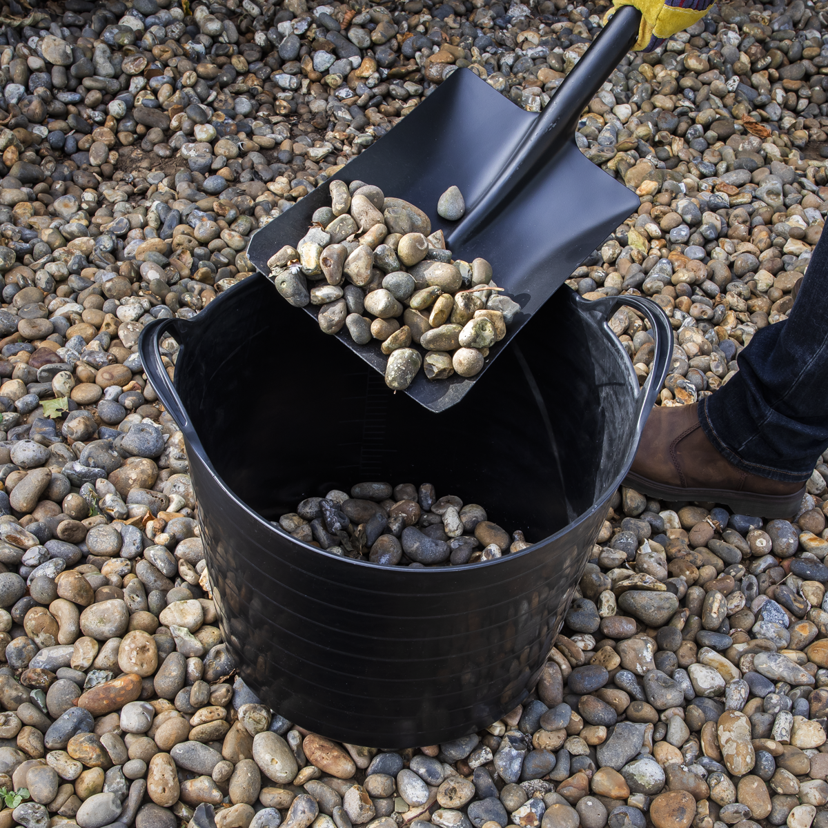 Sealey SFT40 Heavy-Duty Flexi Tub 40L - Black - additional view 3