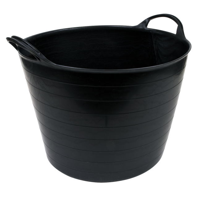 Sealey SFT40 Heavy-Duty Flexi Tub 40L - Black