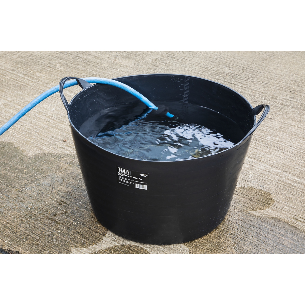 Sealey SFT65 Heavy-Duty Flexi Tub 65L - Black - additional view 6