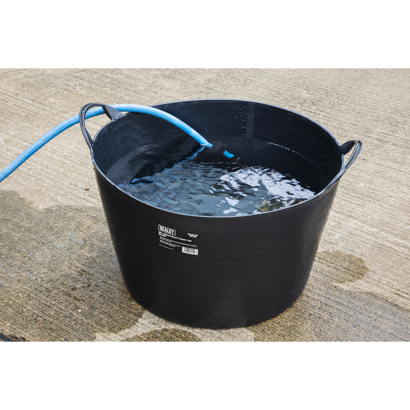 Sealey SFT65 Heavy-Duty Flexi Tub 65L - Black - additional view 6